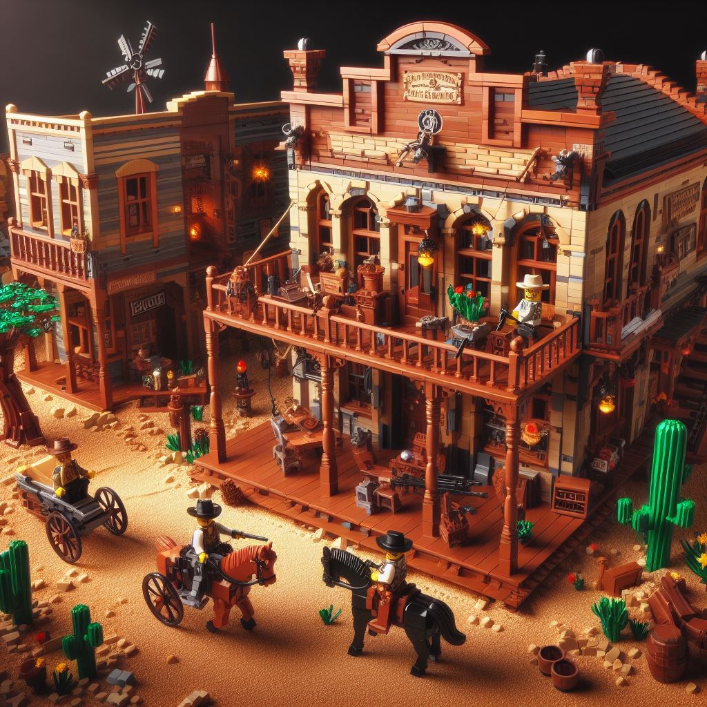 55 AI ideas for Lego MOCs Wild West Adventure