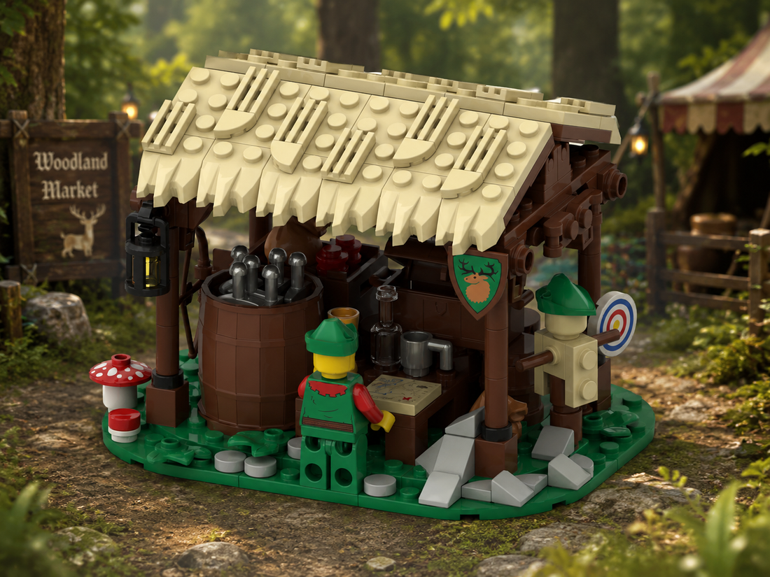 Forestmen Supply Hut Free Building Instructions