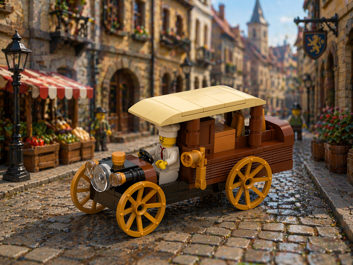 Bakery Delivery Truck Free Building Instructions