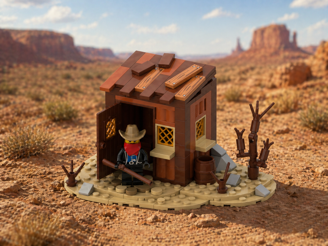 Desert Shack Hideout Free Building Instructions