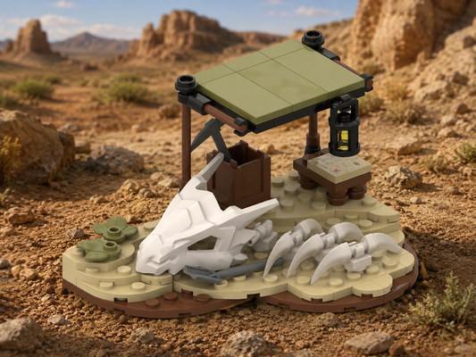 Dinosaur Fossil Dig Site MOC – Free Building Instructions