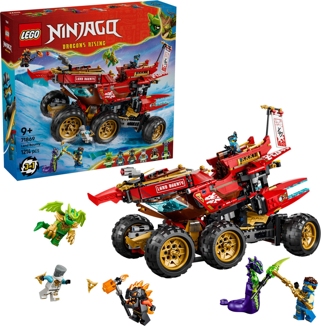 LEGO 71869 Land Bounty - NINJAGO Land Bounty Vehicle Set Details