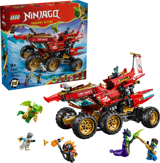LEGO 71869 Land Bounty - NINJAGO Land Bounty Vehicle Set Details
