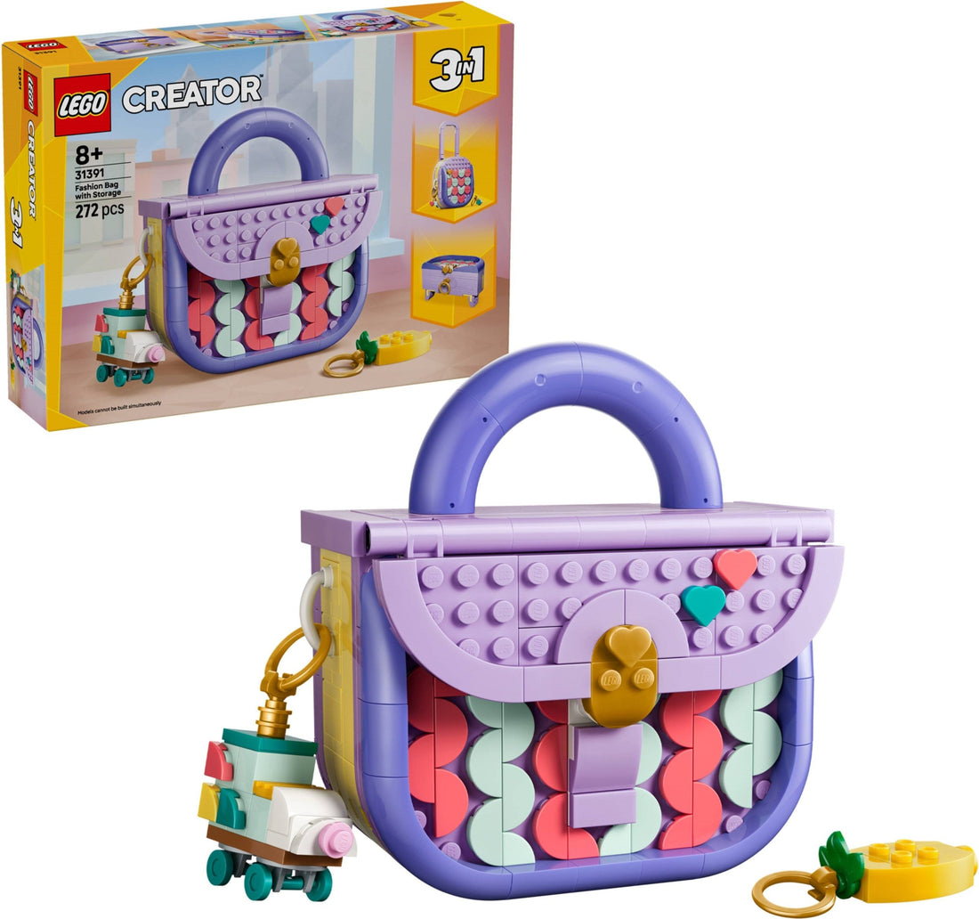 LEGO 31391 Fashion Bag with Storage: Creator Handbag Display Build