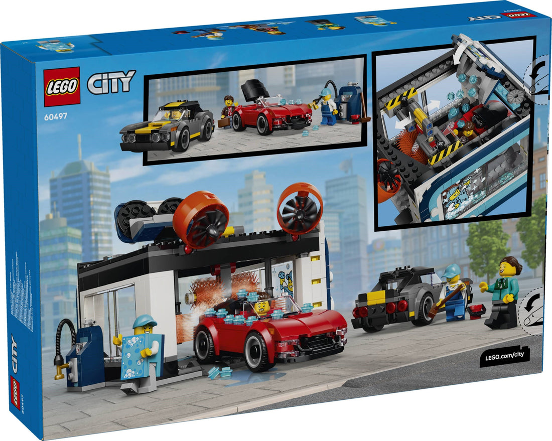 LEGO 60497 Drive-Through Car Wash - City Drive-Through Car Wash Set Details
