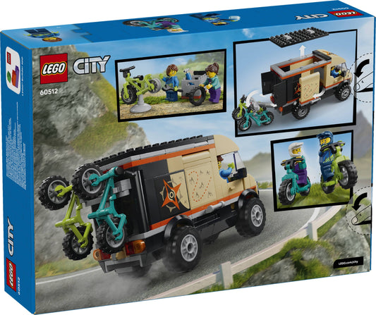 LEGO 60512 Mountain Bike Adventure Van - City Mountain Bike Adventure Van Details