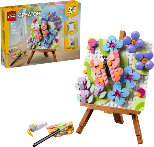 LEGO 31390 Floral Art Painting: Creator Wall-Art Display Ideas