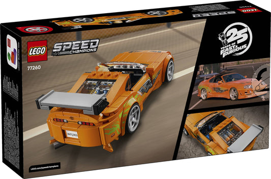 LEGO 77260 Fast & Furious Toyota Supra MK4 - Fast & Furious Toyota Supra Speed Champions Details