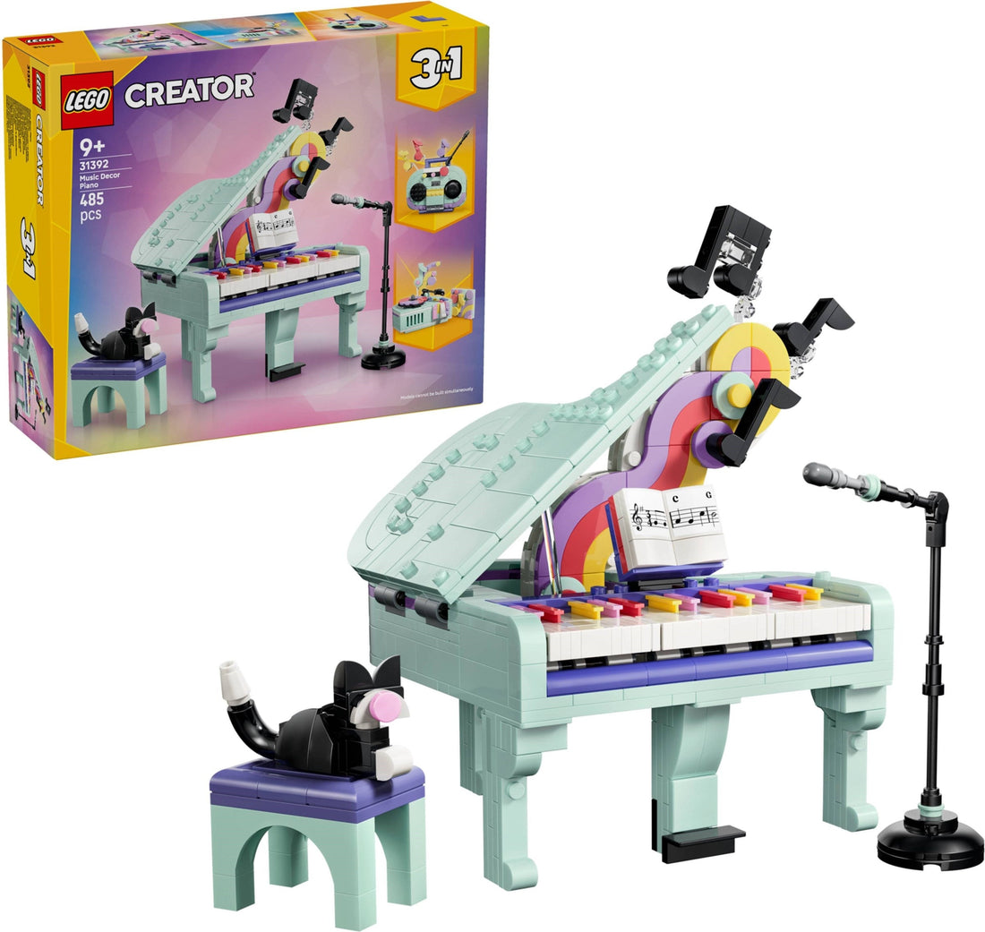 LEGO 31392 Music Decor Piano: Creator Piano Room Display Ideas