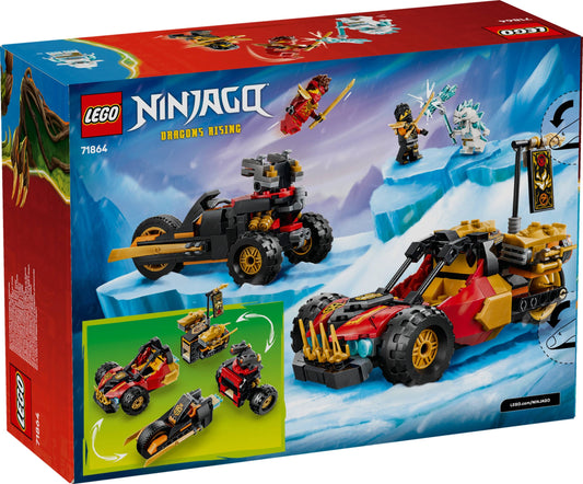 LEGO 71864 Kai and Cole's Combiner Vehicles - Kai and Cole Combiner Vehicles Set Details