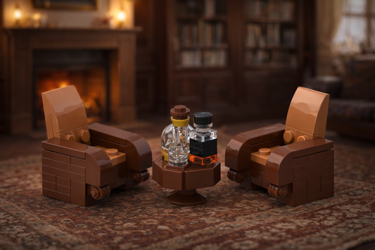 Gentlemen’s Lounge – Free Building MOC Instructions