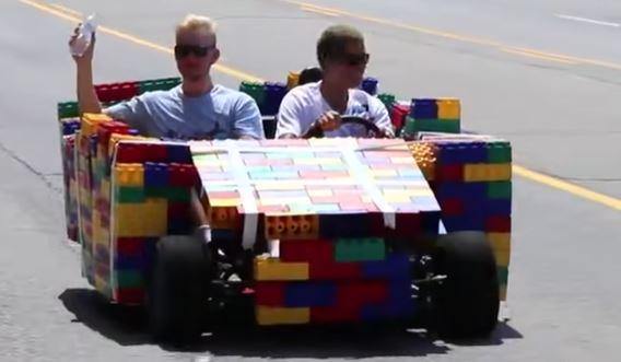 This Crazy Man Built A Working Car Using Only with BRICKS - AND DRIVE IT ON THE HIGHWAY - How to build it   