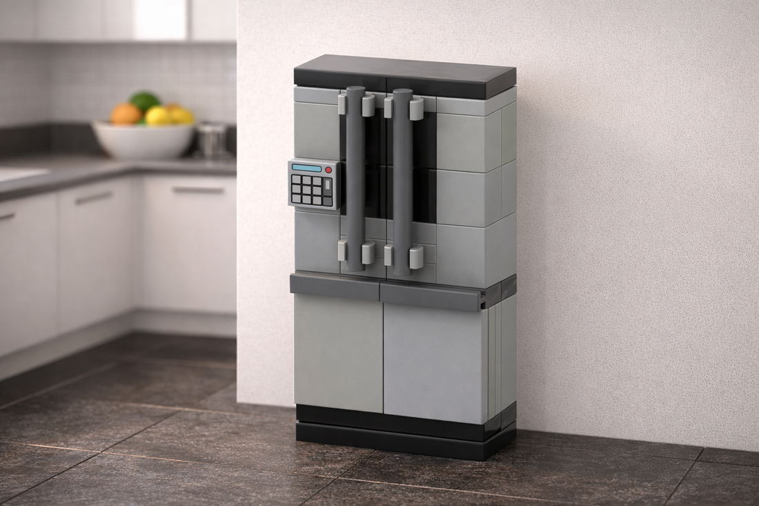 Modern Refrigerator – Free MOC Building Instructions
