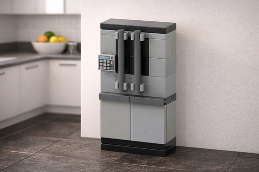 Modern Refrigerator – Free MOC Building Instructions