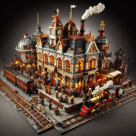 40 AI ideas for Lego MOCs Steampunk