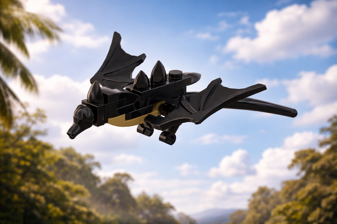 Black Dragon Free Building Instructions | Fantasy Creature Build