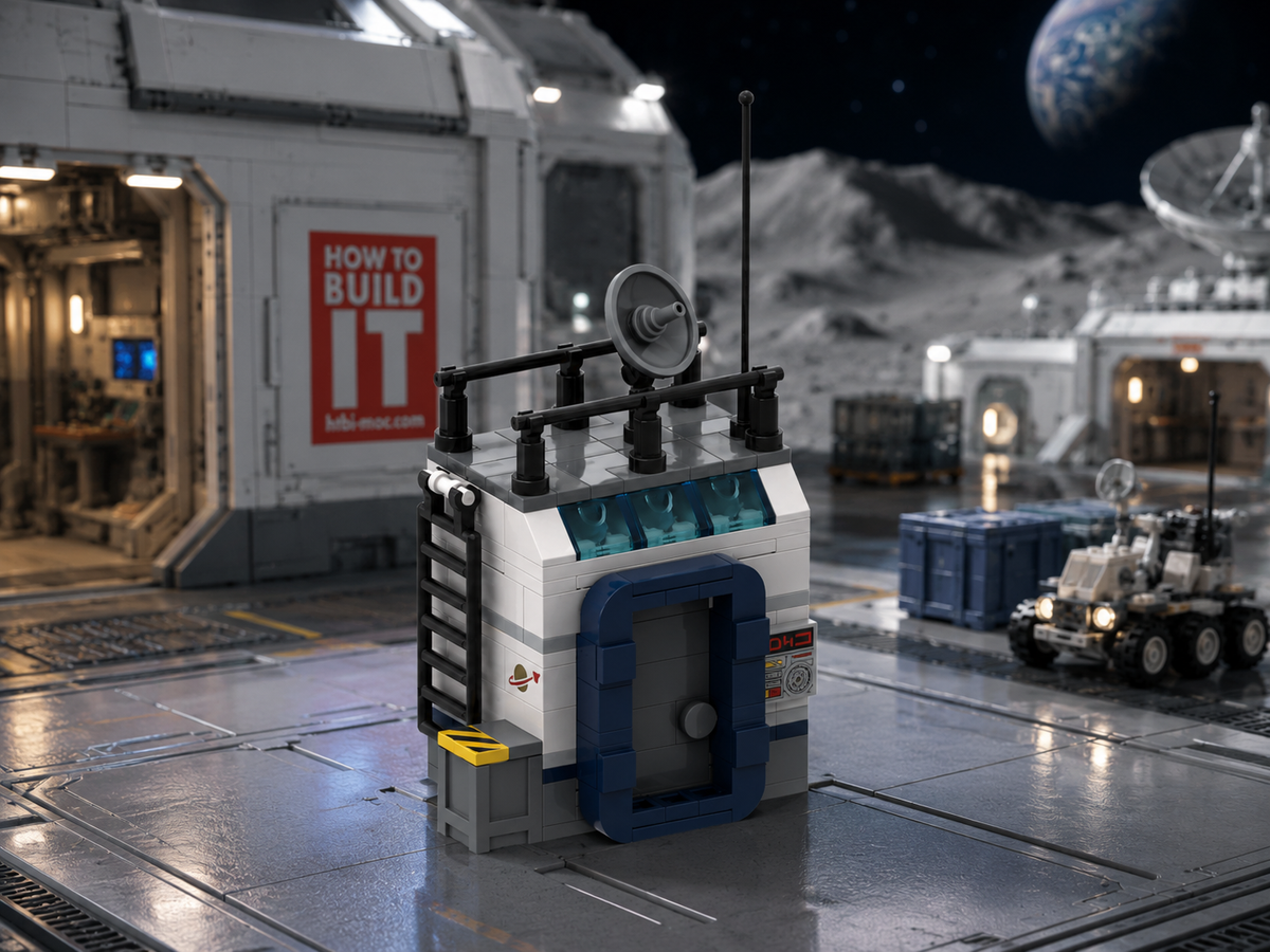 Orbital Communications Outpost MOC | Free MOC Instructions