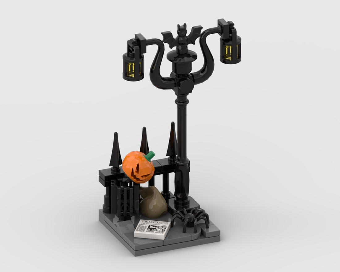 Haunted Street Corner Free Building Instructions for a Spooky Display