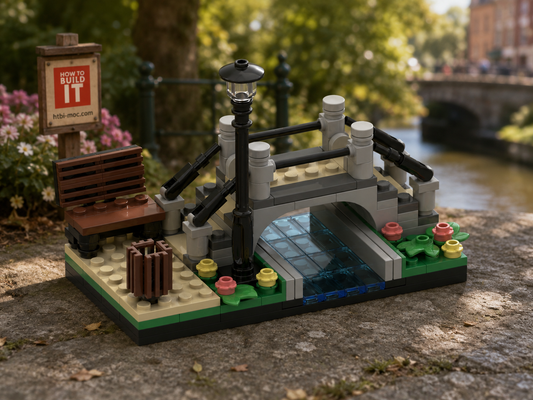 Riverside Park Bridge MOC | Free Building Instructions