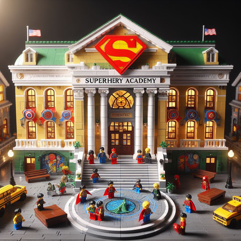 27 AI ideas for Lego MOCs Superhero Academy