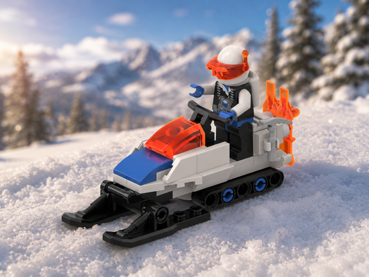 Ice Planet Snowmobile MOC | Free Building Instructions