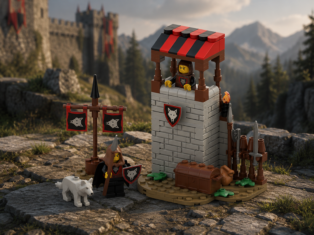 Wolf Pack Mini Outpost MOC – Free Building Instructions