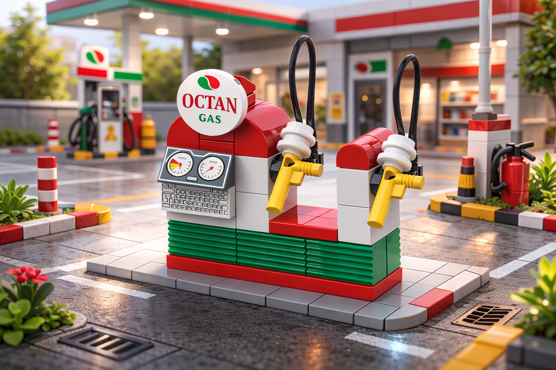 Vintage Fuel Pump – Free MOC Building Instructions