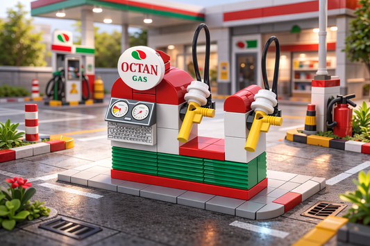 Vintage Fuel Pump – Free MOC Building Instructions