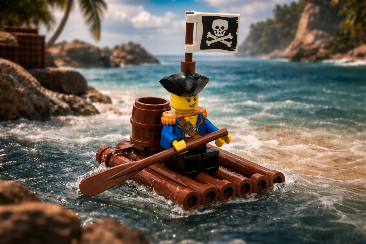 Pirate Raft Free  Building Instructions | Pirate Build