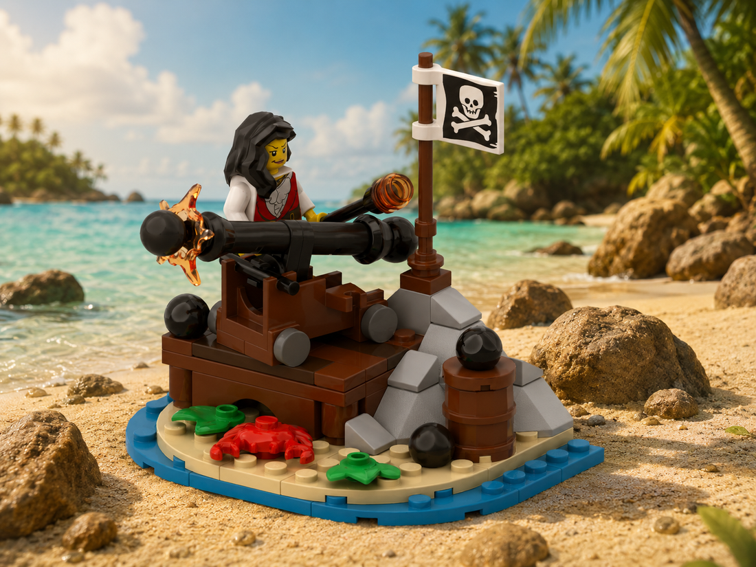 Pirate Cannon Island Free Building Instructions