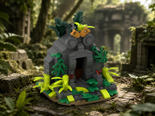 Jungle Shrine Ruins MOC – Free Building Instructions