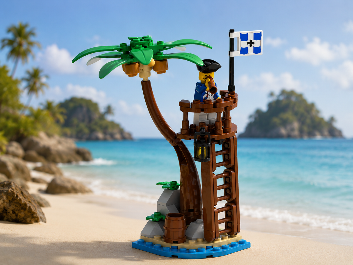 Imperial Palm Lookout MOC – Free Building Instructions