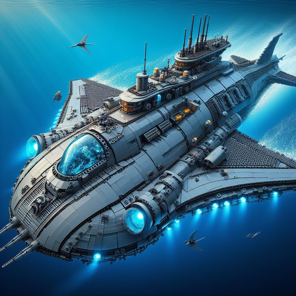 128 AI ideas inspiration for Lego Submarine MOCS