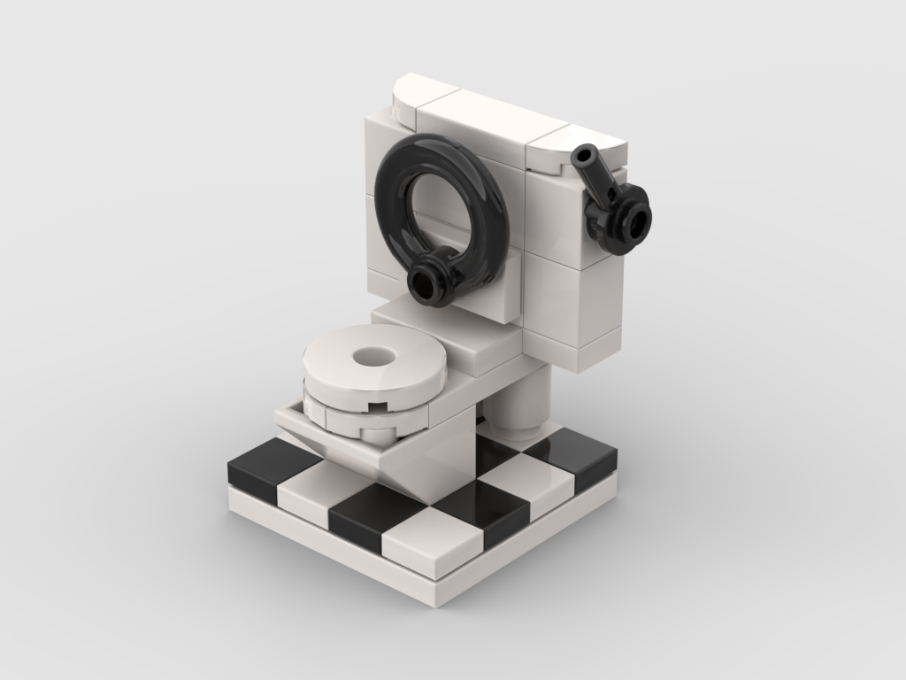 How to build lego toilet - How to build it   