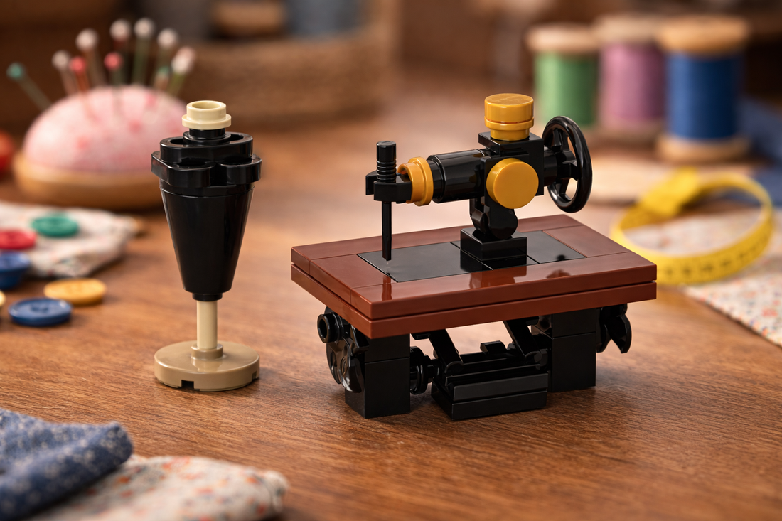Vintage Sewing Machine – Free MOC Building Instructions