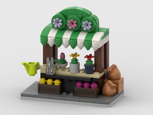 Flower Stand – Free Building MOC Instructions