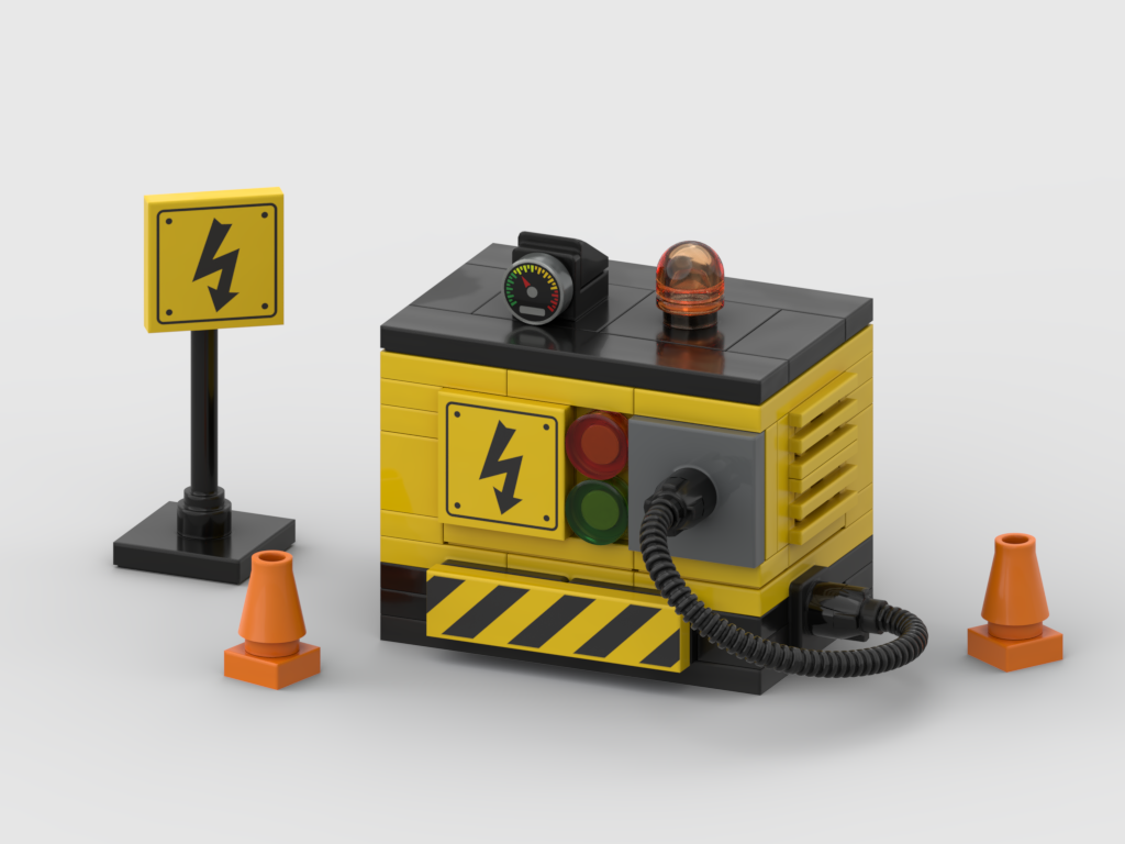 Portable Generator – Free Building MOC Instructions