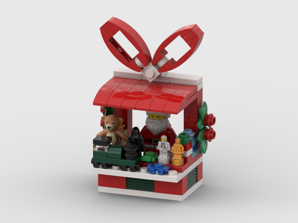 Christmas Gift Stand – Free MOC Instructions