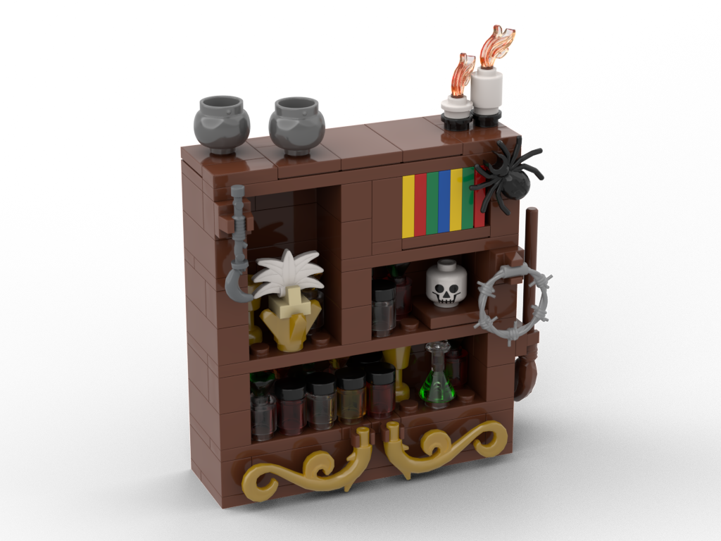 How to build Lego Potions cabinet