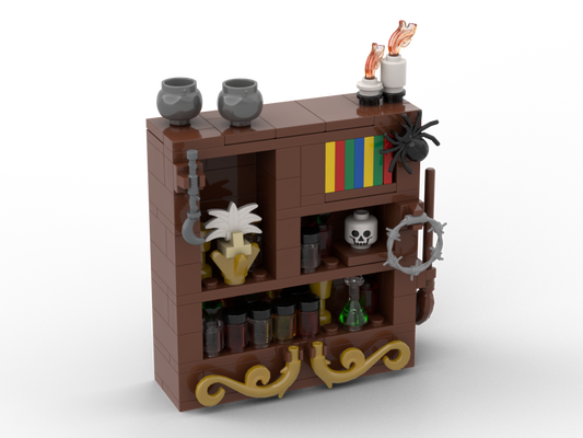 How to build Lego Potions cabinet