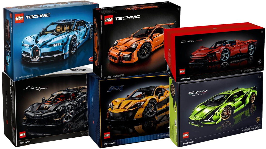 All Technic Scale 1:8 Supercars 2016 2026 - Featured Video and Building Inspiration