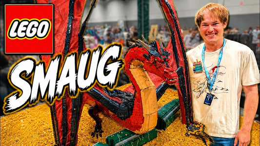 He Built Huge Smaug Dragon with 150,000 Pieces! - Featured Video and Building Inspiration