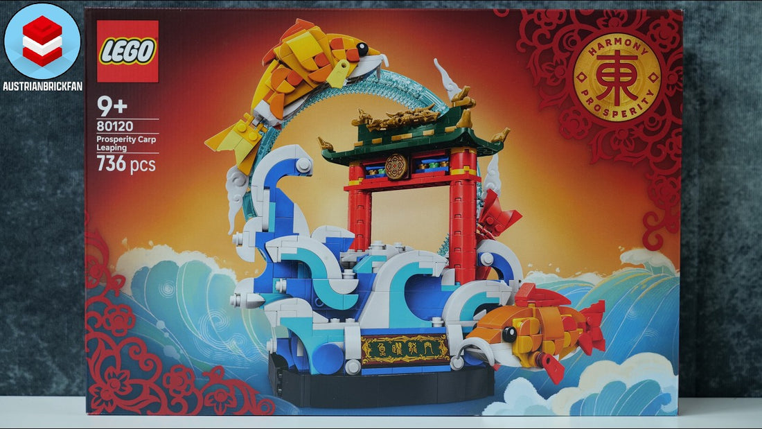 LEGO Chinese Festivals Prosperity Carp Leaping ? Featured Video and Building Inspiration