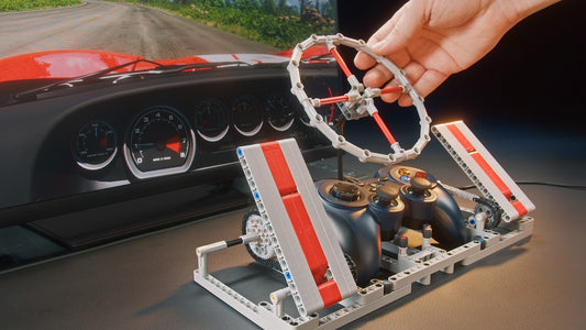 Making a LEGO Sim Racing Setup with Gamepads - Build Watch Inspiration