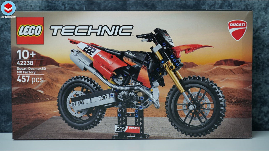 Technic 42238 Ducati Desmo450 MX Factory Motorcycle - LEGO - Build Watch Inspiration