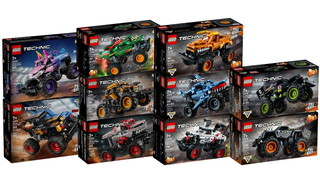 LEGO Technic Monster Jam Collection Builds ? Featured Video and Building Inspiration