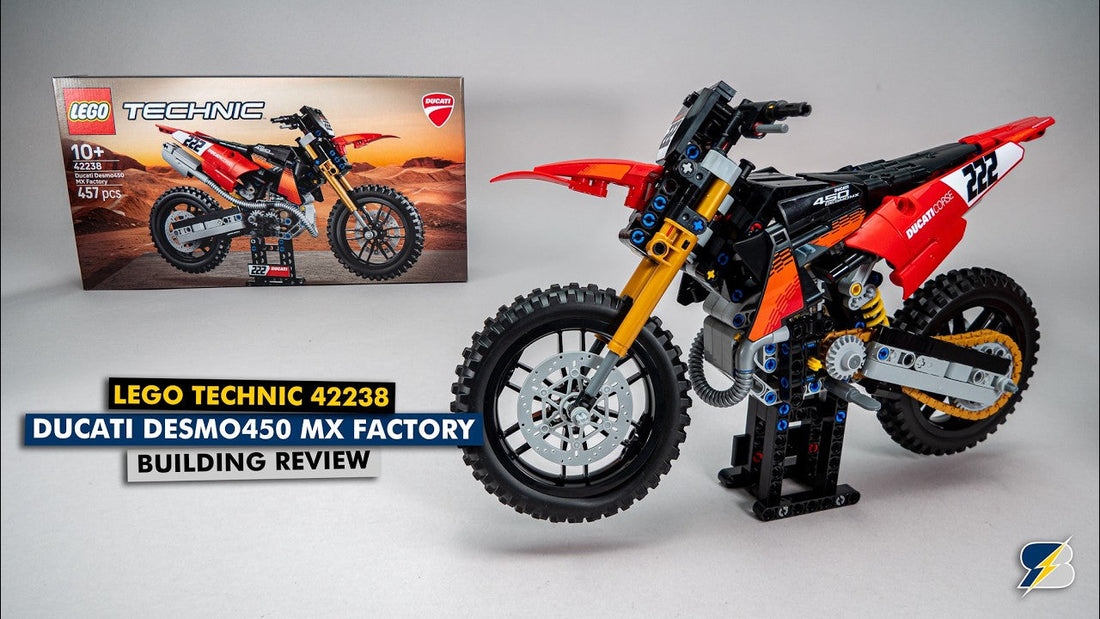 Technic 42238 Ducati Desmo450 MX Factory Motorcycle - Build Watch Inspiration