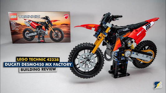 Technic 42238 Ducati Desmo450 MX Factory Motorcycle - Build Watch Inspiration