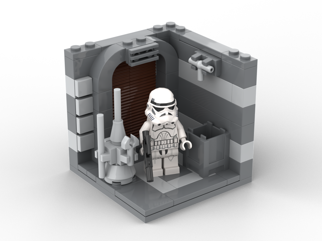 How to build Lego Clone Trooper Minifigure Stand