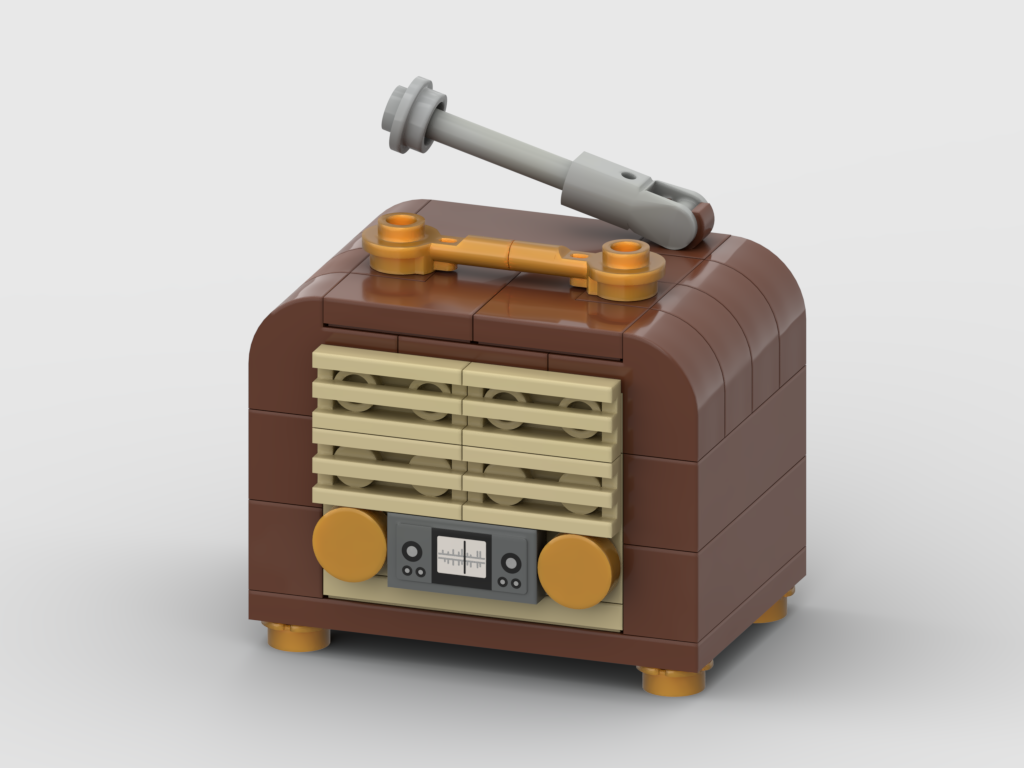 Old Radio – Free Building MOC Instructions
